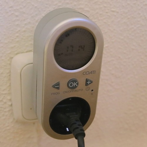 PROGRAMADOR DIGITAL DIARIO ALUMINIO 16A 230V/50Hz BLANCO Coati