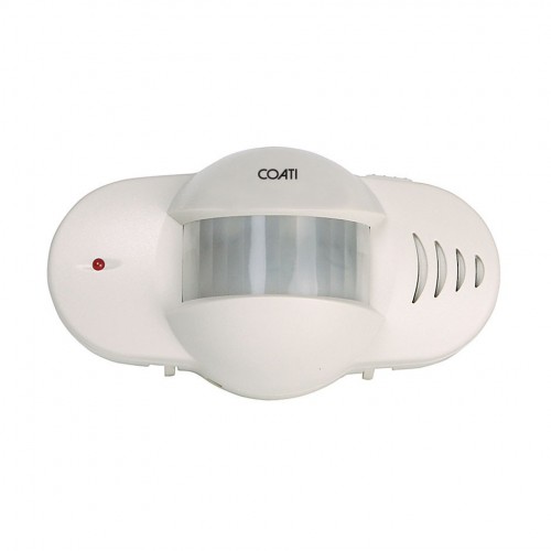 DETECTOR DE PRESENCIA Y ALARMA INTRUSIÓN 90dB CON DETECCIÓN PIR Coati