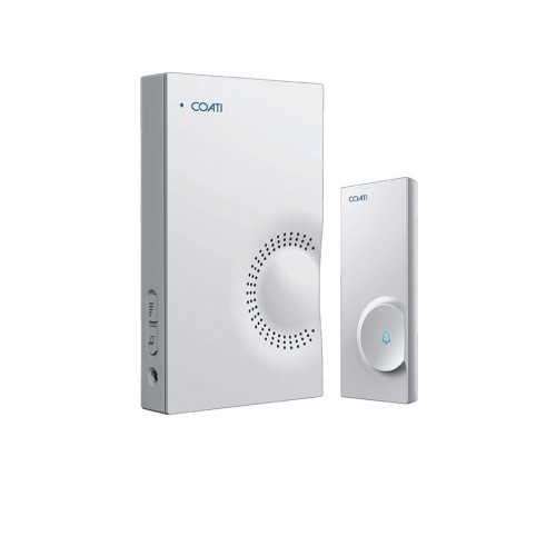 TIMBRE PORTÁTIL 100 METROS IP44 BLANCO COATI