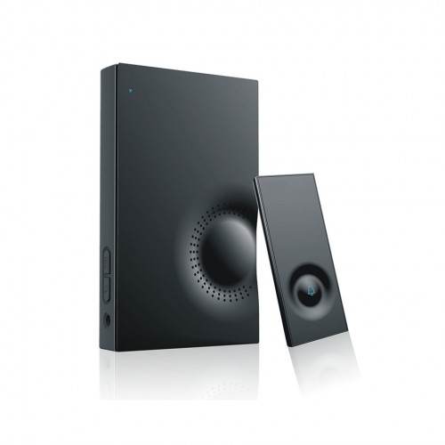 Timbre Portátil 150 metros IP44 Negro Coati