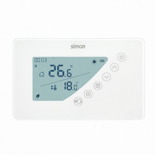TERMOSTATO DIGITAL PROGRAMABLE SEMANAL PORTÁTIL SIMON