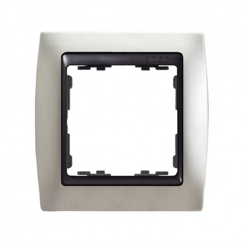 BASE ENCHUFE 2P ALUMINIO MATE/GRAFITO