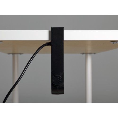 BASE MÚLTIPLE CON CLIP PARA FIJACIÓN PARA MESA 2 TOMAS 16A + 2 USB (A+C) CABLE1,5M 3G1,5 SIMON