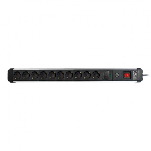 BASE MÚLTIPLE EXTRAPOWER 10 TOMAS 16A 250V~ ALUMINIO C/PROT. SOBRETENSIONES 1,5M CABLE H05VV-F 3G1,5MM² SIMON BRICO
