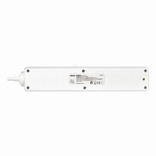 BASE 5 TOMAS TT INT.CABLE 2M BLANCO(FAJ)
