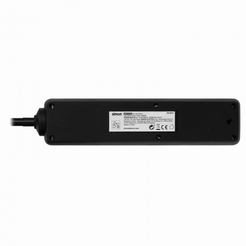BASE 4 TOMAS TT INT. CABLE 2M NEGRO(FAJ)