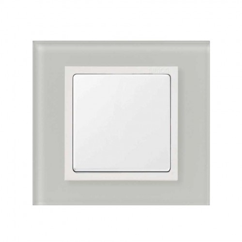 Marco para 2 elementos cristal natural interior blanco Simon 82 Nature