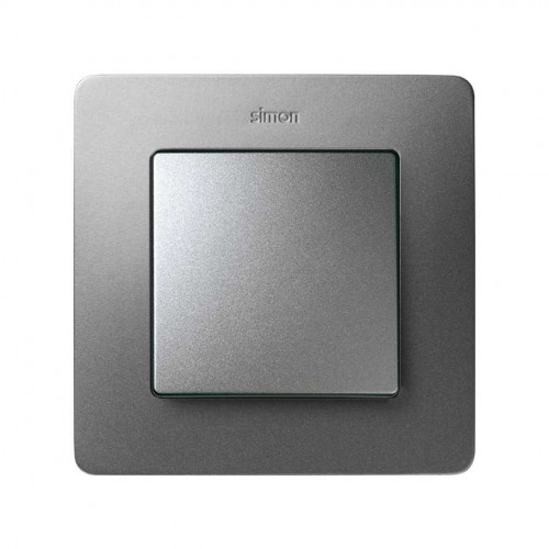 Marco para 1 elemento aluminio frío base blanco Simon 82 Detail Original