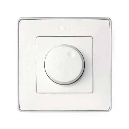 Placa para los mecanismos electrónicos giratorios blanco Simon 82