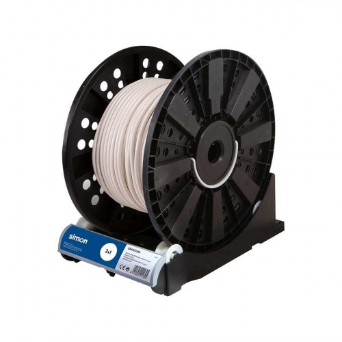 CABLE MANGUERA REDONDA H05VV-F 2x1MM² 300 METROS BLANCO Simon