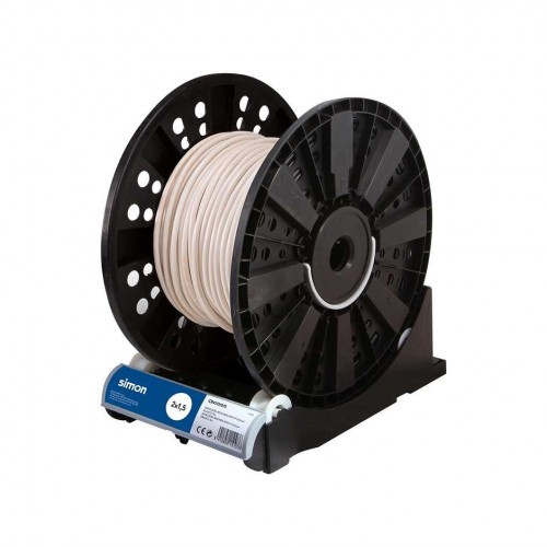 CABLE MANGUERA REDONDA H05VV-F 2x1,5MM² 75 METROS BLANCO Simon