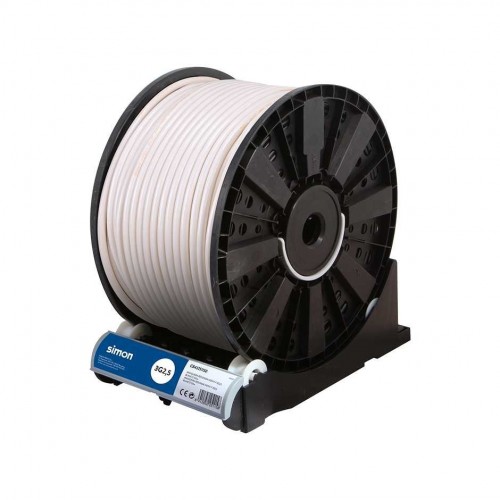 CABLE MANGUERA REDONDA H05VV-F 3x2,5MM² 150 METROS BLANCO Simon