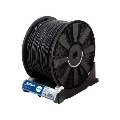 CABLE MANGUERA REDONDA H05VV-F 3G2,5MM² 150 METROS NEGRO Simon