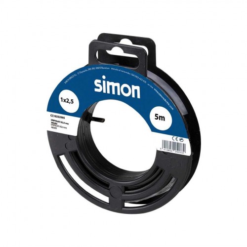 CABLE UNIPOLAR H07V-K 1x2,5MM² 5 METROS NEGRO Simon