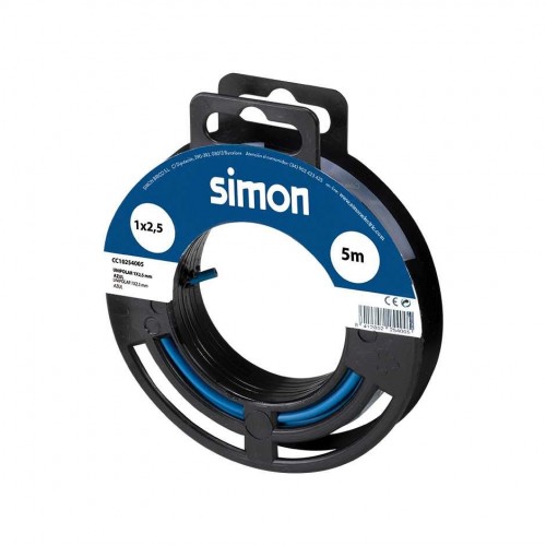 CABLE UNIPOLAR H07V-K 1x2,5MM² 5 METROS AZUL Simon
