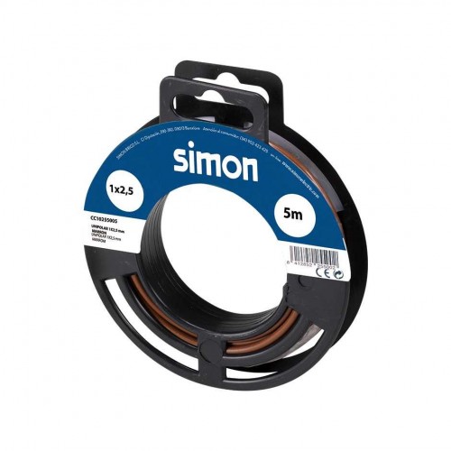 CABLE UNIPOLAR H07V-K 1x2,5MM² 5 METROS MARRÓN Simon