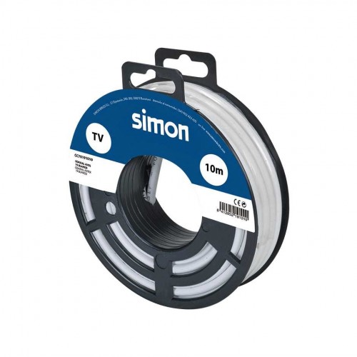 CABLE COAXIAL ANTEX 19 10 METROS BLANCO Simon