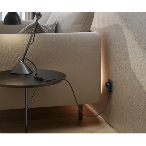 ADAPTADOR TRIPLE LATERAL 10A 250V NEGRO Simon