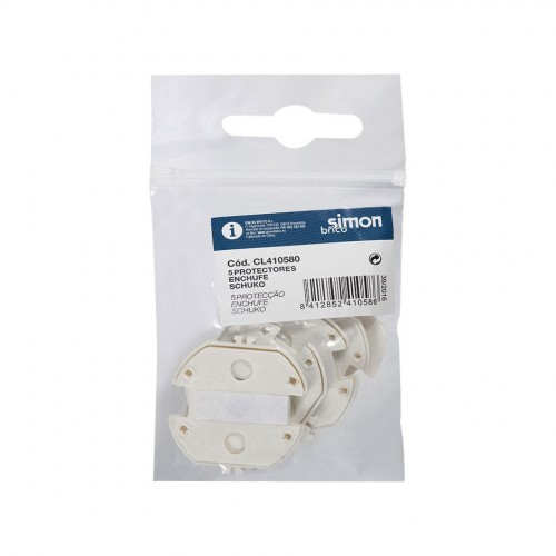 OBTURADOR PARA ENCHUFE SCHUKO 5 UNIDADES Simon Brico