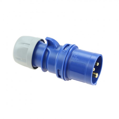 CLAVIJA INDUSTRIAL 2P+T 16A 230V AZUL IP44 Simon Brico