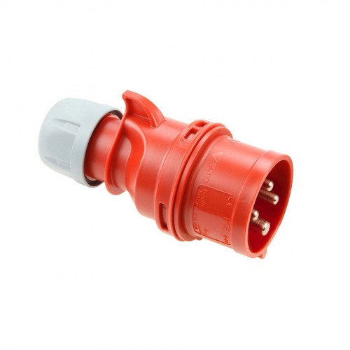 CLAVIJA INDUSTRIAL 3P+T 16A 400V ROJA IP44 Simon Brico