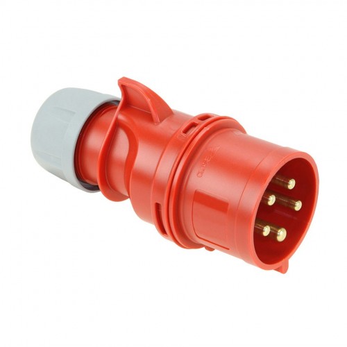 CLAVIJA INDUSTRIAL 3P+N+T 32A 400V ROJA IP44 Simon Brico