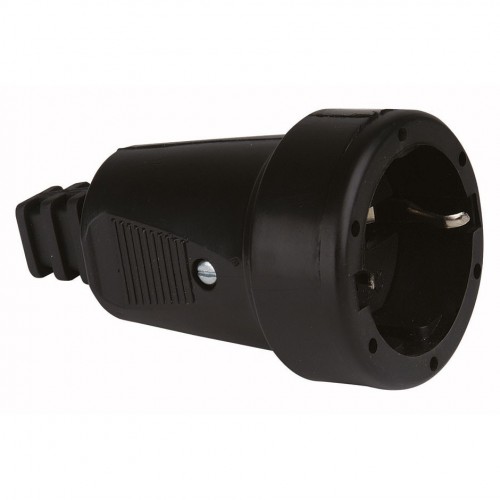 BASE MÓVIL DE PVC 16A 250V NEGRA SIMON BRICO