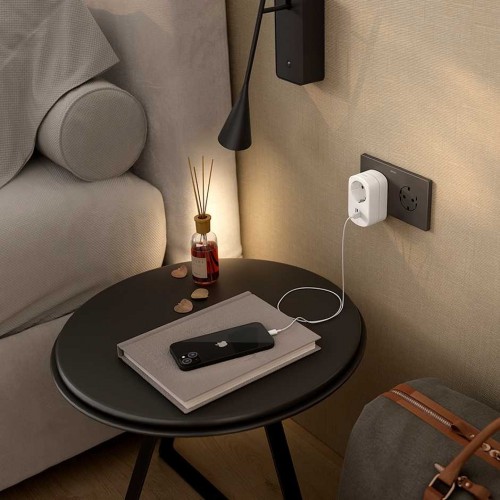 ADAPTADOR 3 CONECTORES USB + 1 USB A + 1 TOMA 16A 250V SIMON