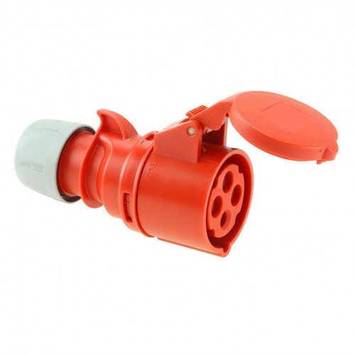 BASE MÓVIL INDUSTRIAL 3P+T 32A 400V ROJA IP44 Simon Brico
