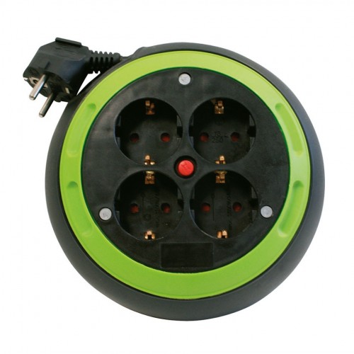 EXTENSIBLE DOMÉSTICO STYLE 4M H05VV-F 3G1.5MM² 4 TOMAS 16A 250V~ PISTACHO SIMON