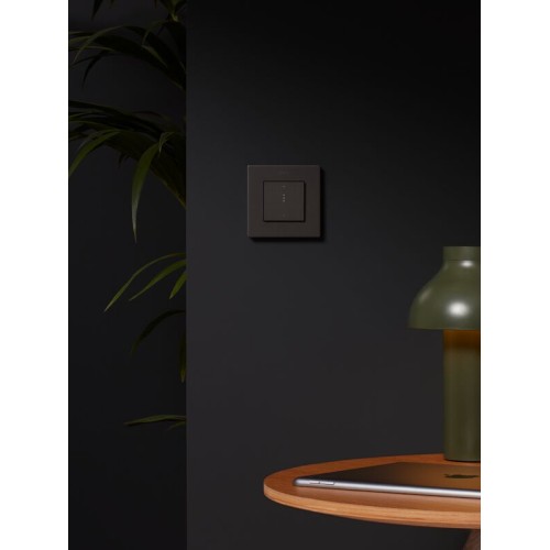 Interruptor master regulable 230 V~ negro mate Simon 270