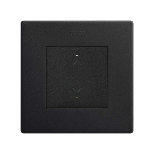 Interruptor master para persianas Simon iO negro mate Simon 270