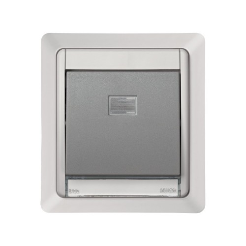 Marco para cajas de empotrar de 1 elemento blanco Simon Aqua