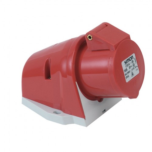 BASE INDUSTRIAL FIJA PARED 3P+T 16A 400V IP44 Simon