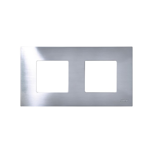 Funda intercambiable para marco 2 elementos inox Simon 27 Play
