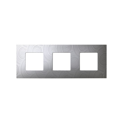 Funda intercambiable para marco 3 elementos gris helios Simon 27 Play