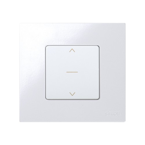 Interruptor para persianas 10 A 250V~ con 3 posiciones: subida, bajada y paro blanco Simon 27 Play