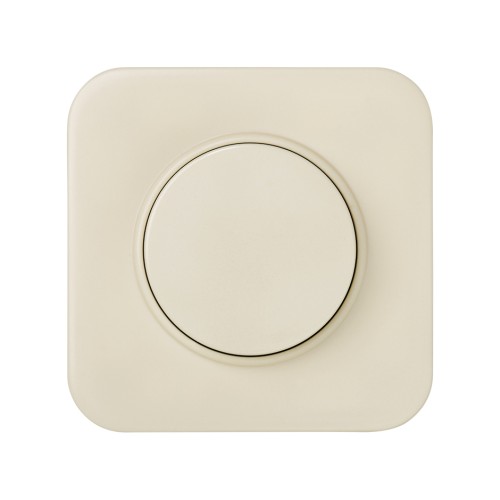 Placa para los mecanismos electrónicos giratorios marfil Simon 31