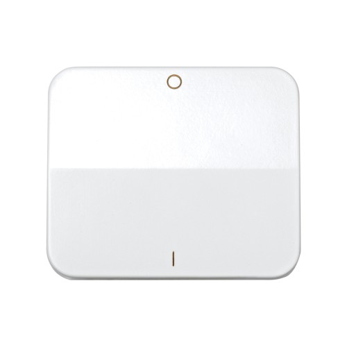 Tecla individual para interruptor bipolar con grabado I/O blanco Simon 75