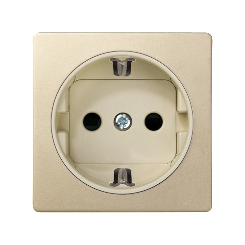 Tapa con dispositivo de seguridad para la base de enchufe schuko cava Simon 82