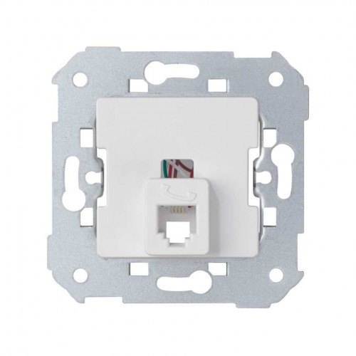 TOMA TELÉFONO RJ12 BLANCO