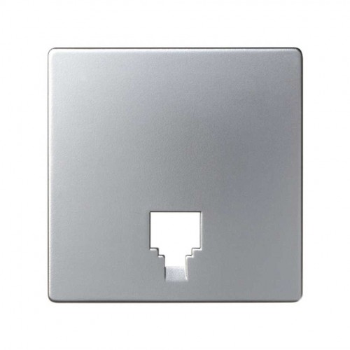 TOMA TELÉFONO RJ12 ALUMINIO