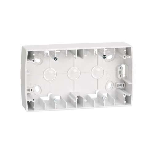 Caja de superficie alta para 2 elementos blanco Simon 82