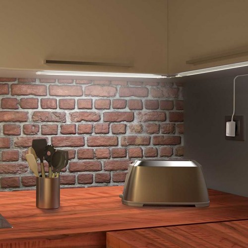REGLETA LED HIDRA REGULABLE TÁCTIL ESPECIAL BAJO MUEBLE 5W 400 LÚMENES LUZ FRÍA 220-240V 50Hz Simon
