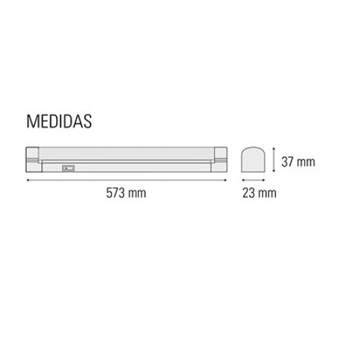 REGLETA LED LARISA ENLAZABLE ESPECIAL BAJO MUEBLE 9,5W 850 LÚMENES LUZ FRÍA 220-240V/50Hz Simon