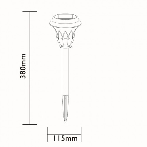 Luminaria Solar Pulzar Luxform