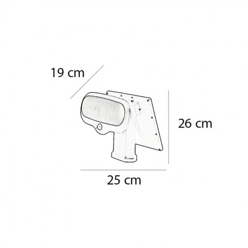 Luminaria Solar Montevideo con detector de presencia Luxform
