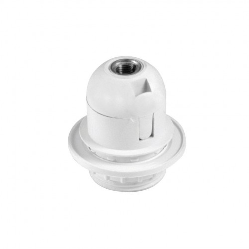 PORTALÁMPARAS TERMOPLÁSTICO CUERPO ROSCADO E-27 BLANCO Simon Brico