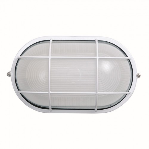 APLIQUE OVAL BREMEN 60W IP54 BLANCO E-27 60W 220V Luxform