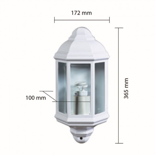 Aplique de Pared Hamar 60W Blanco Luxform